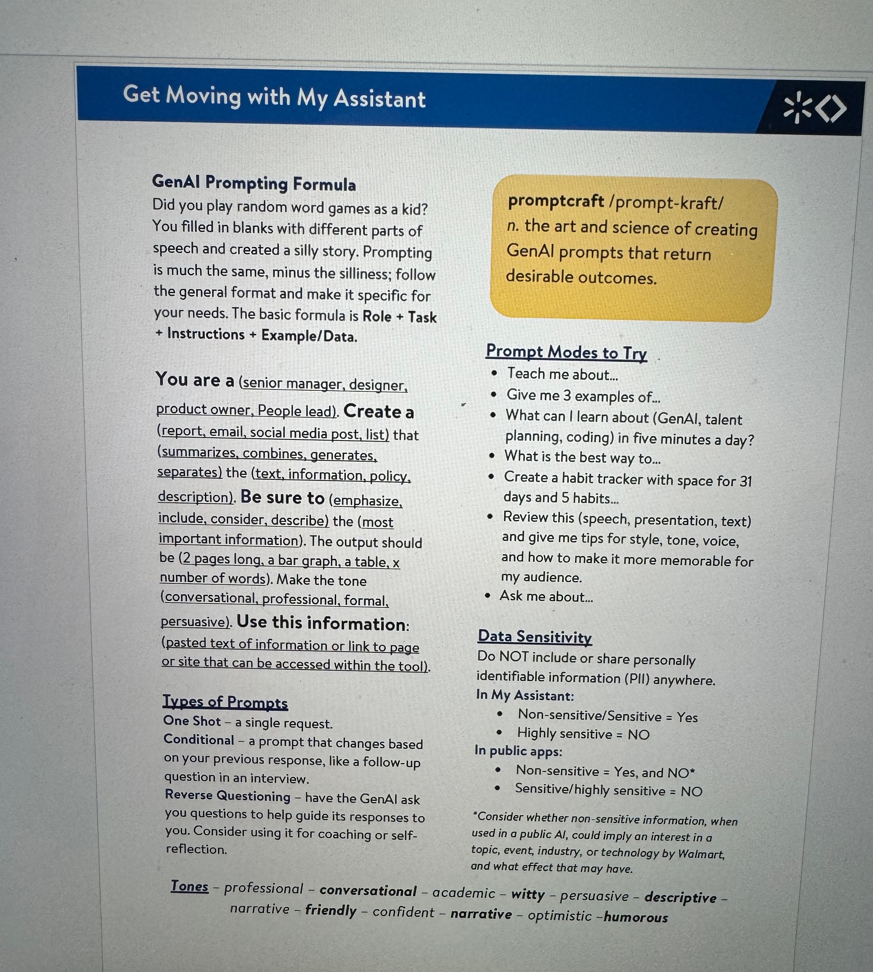 Prompting Formula Handout