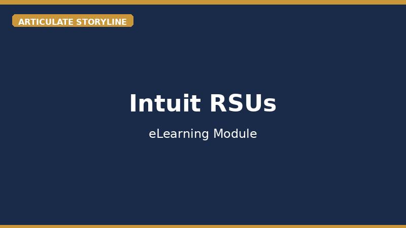 Intuit RSUs eLearning Module